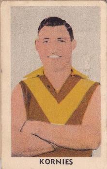 1948 Kornies Victorian Footballers #8 Wally Culpitt Front